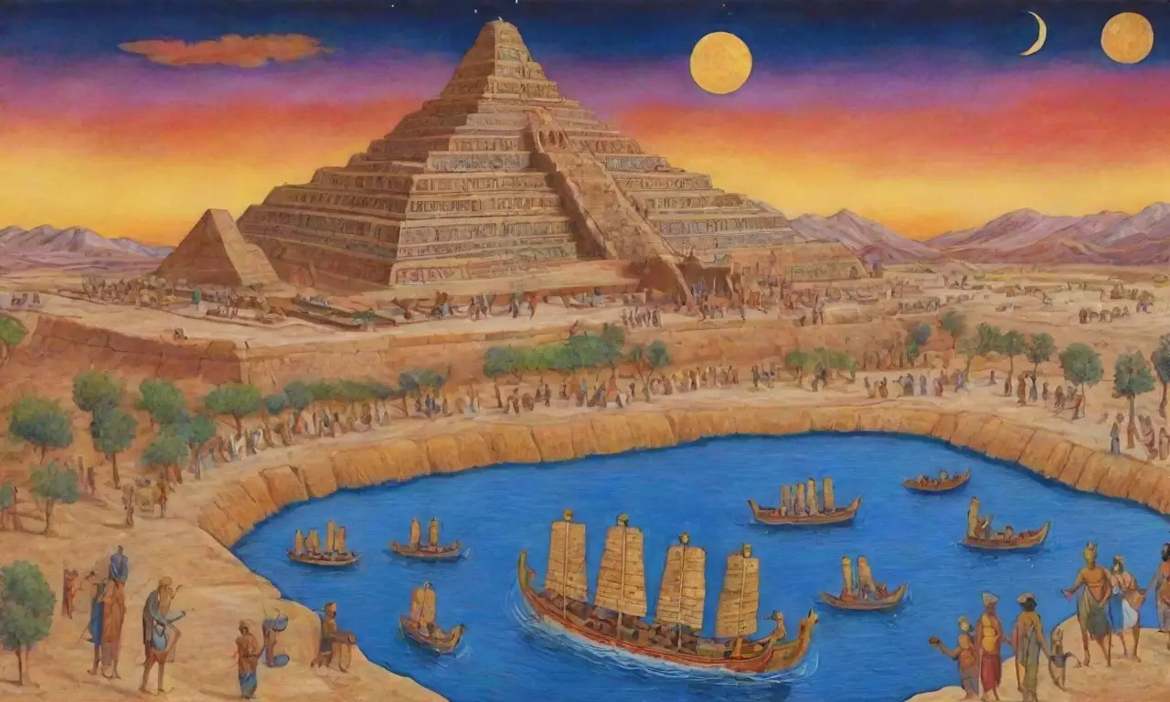 La rica cultura mesopotámica se refleja en tabletas de arcilla, dioses, ziggurats y la vida cotidiana