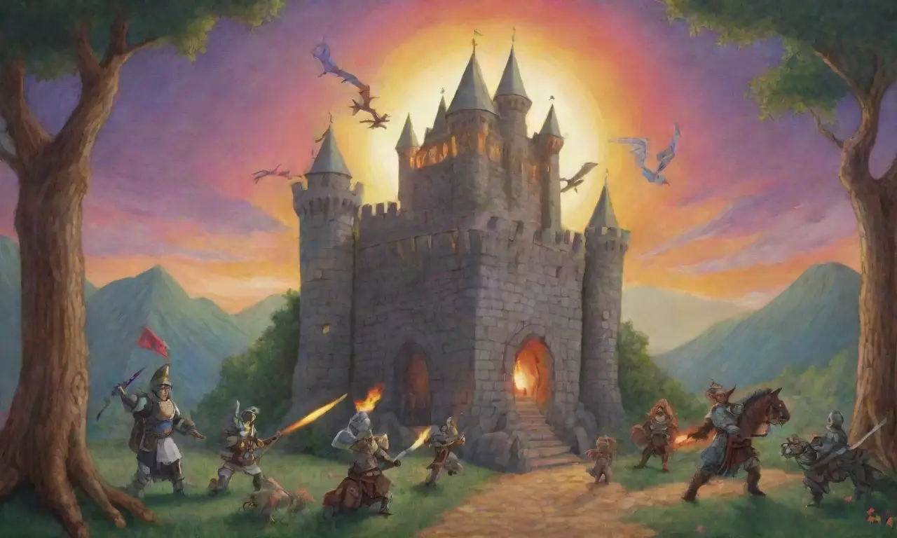 Un héroe enfrenta el eterno conflicto entre el bien y el mal en un mundo de fantasía lleno de magia y aventuras