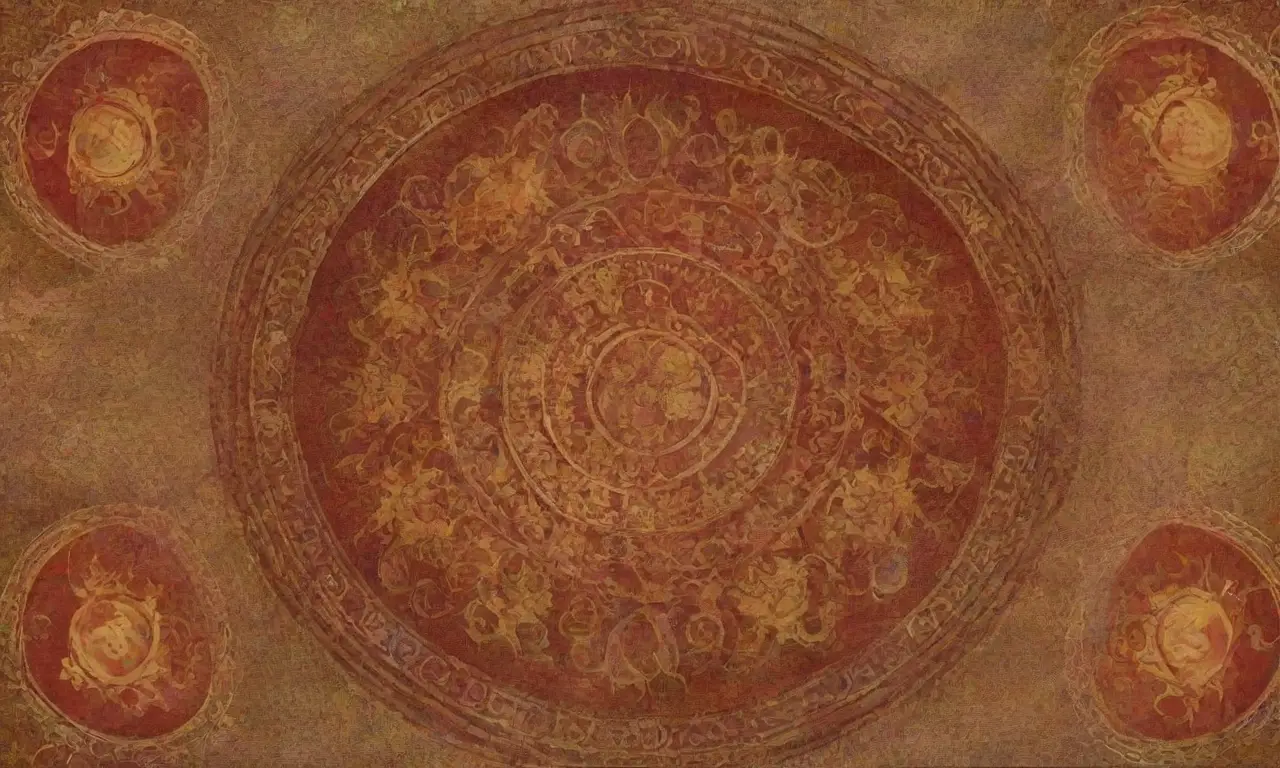 Patrones intrincados y colores vibrantes evocan mitos y rituales en un arte antiguo