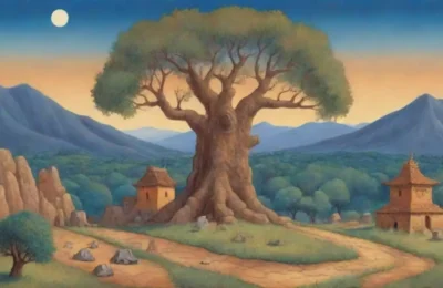 Paisajes etruscos antiguos llenos de mitología y arte vibrante