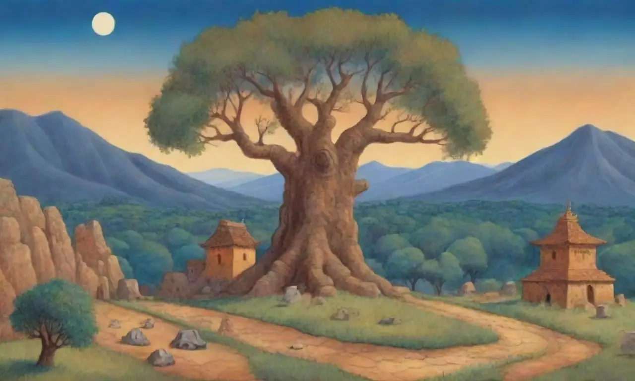 Paisajes etruscos antiguos llenos de mitología y arte vibrante