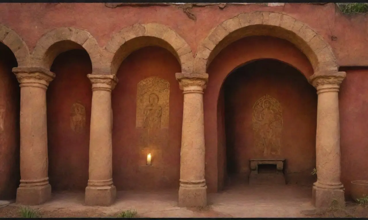 Ruinas antiguas envueltas en misterio y belleza