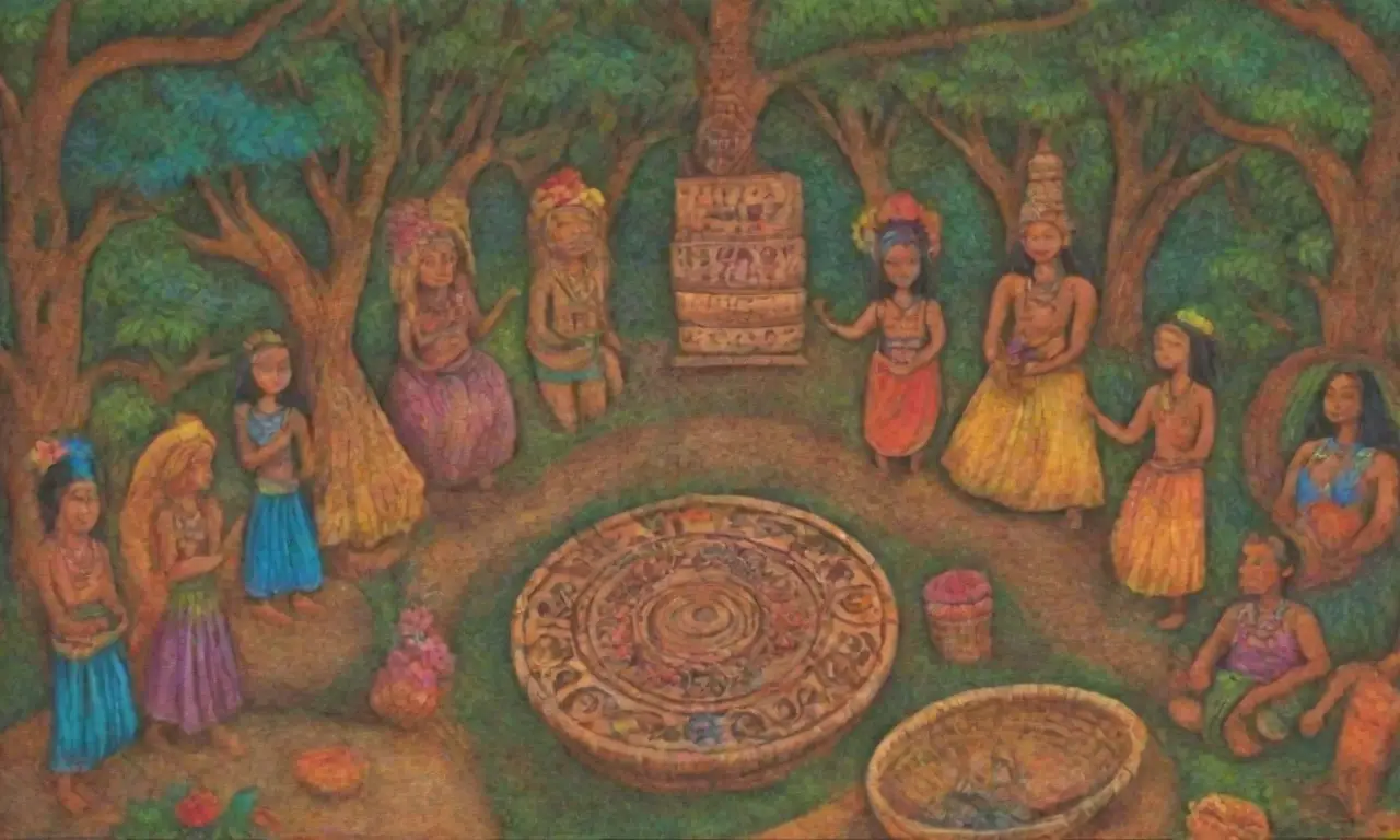 Un vibrante tapiz cultural se despliega en una comunidad llena de vida y tradición