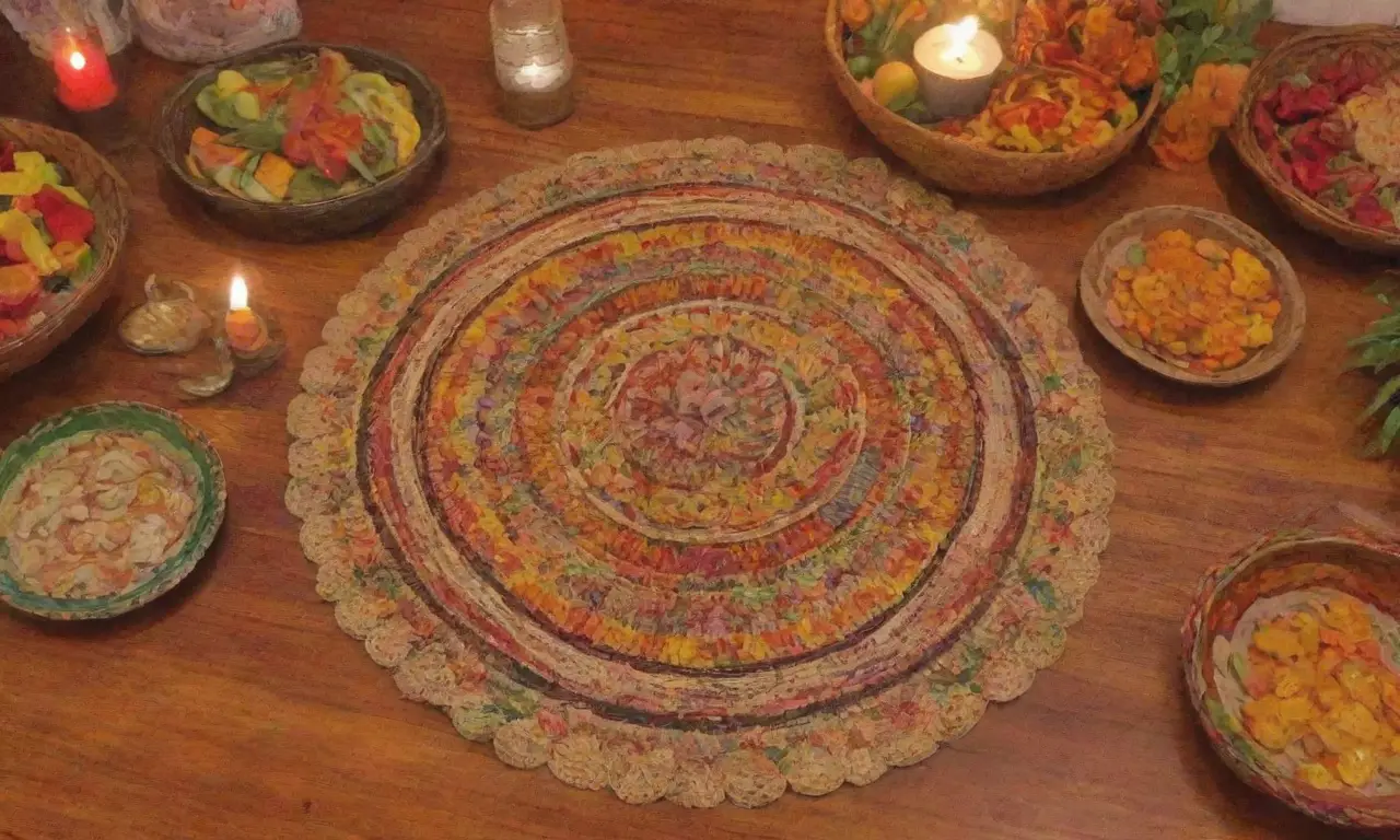 Colores vibrantes, ofrendas, luces suaves y tradiciones se entrelazan en una celebración comunitaria