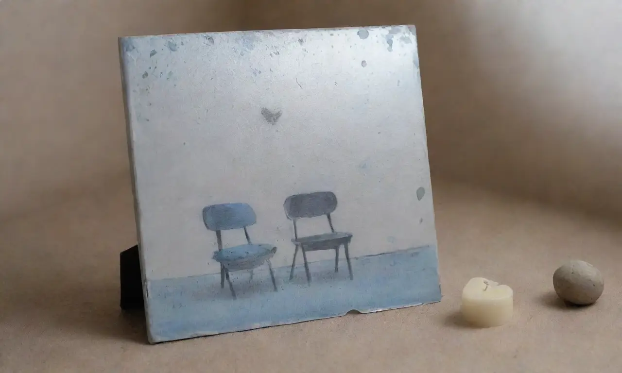 Un ambiente melancólico con sombras, recuerdos y objetos olvidados