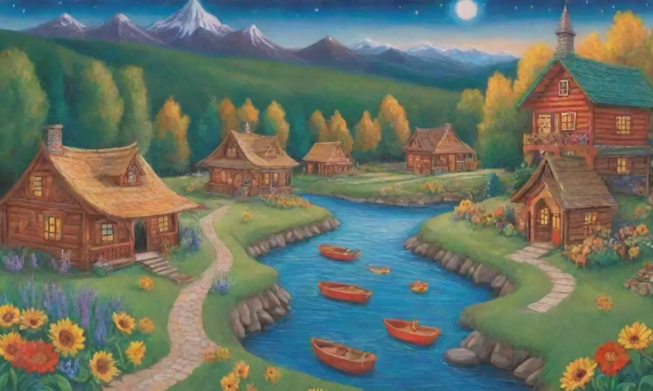 Un paisaje vibrante celebra la naturaleza y las tradiciones
