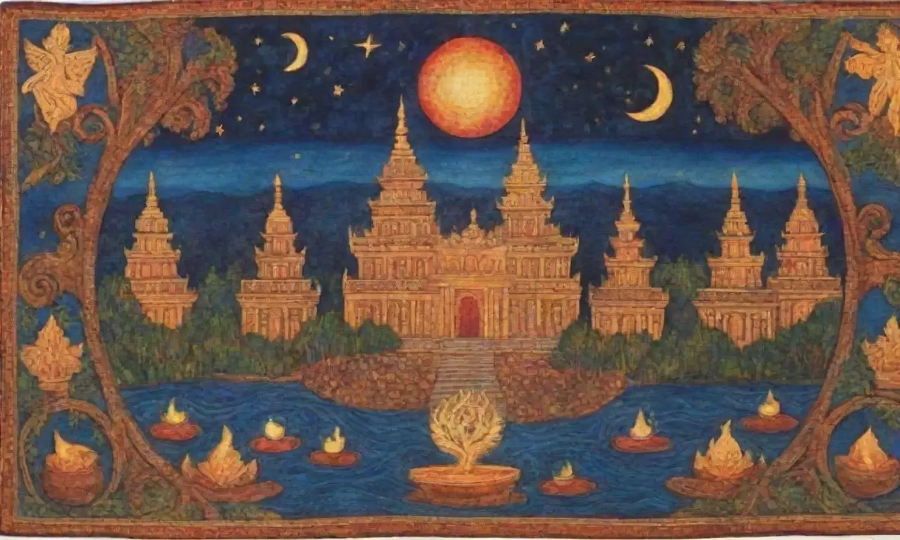 Un paisaje antiguo lleno de símbolos, rituales y mitología se entrelaza con la historia y la modernidad