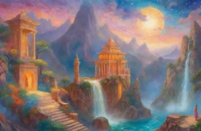 Paisajes encantadores con cielos vibrantes