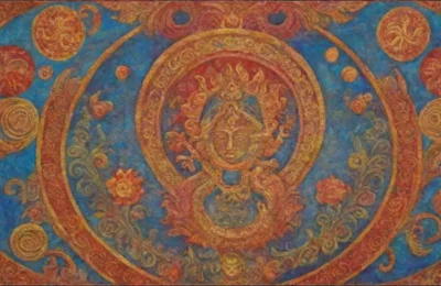 Colores vibrantes y mitología se entrelazan en paisajes etéreos y escenas ricas en detalles