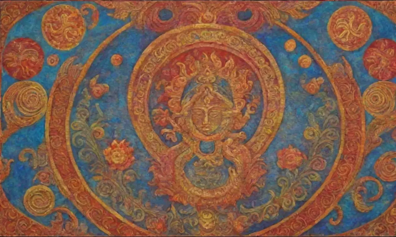 Colores vibrantes y mitología se entrelazan en paisajes etéreos y escenas ricas en detalles