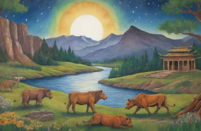 Una rica y vibrante representación de la historia y la naturaleza entrelazadas