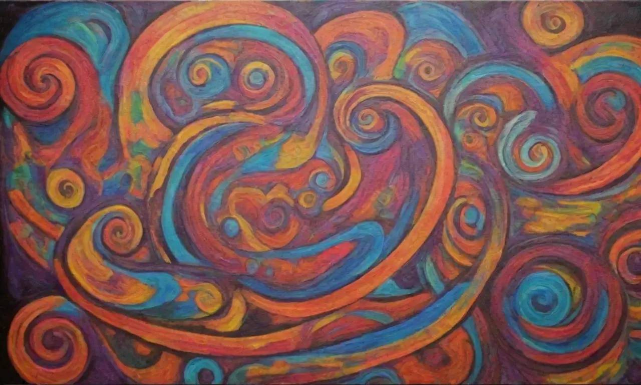Colores vibrantes y formas abstractas crean un lienzo lleno de reinterpretaciones y narrativas